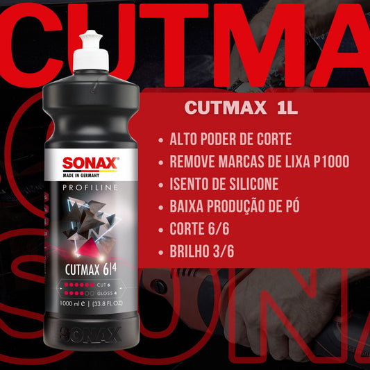Cutmax Composto Polidor Corte Refino 1l Sonax