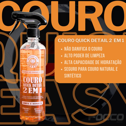 Couro Quick Detail 2 em 1 Easytech