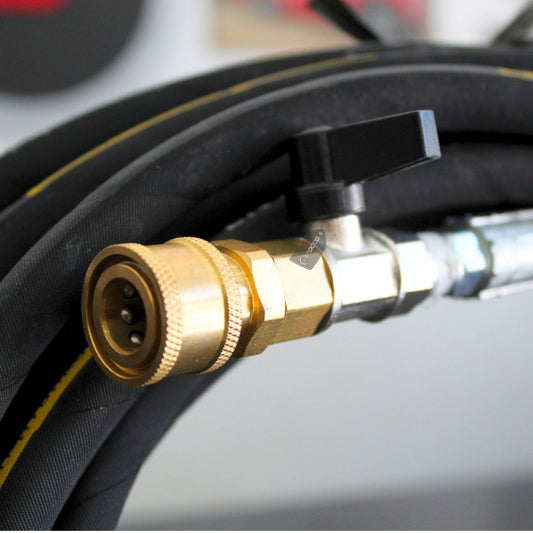 Mangueira Profissional Reforçada Trama Aço 12M Engate Rapido FX