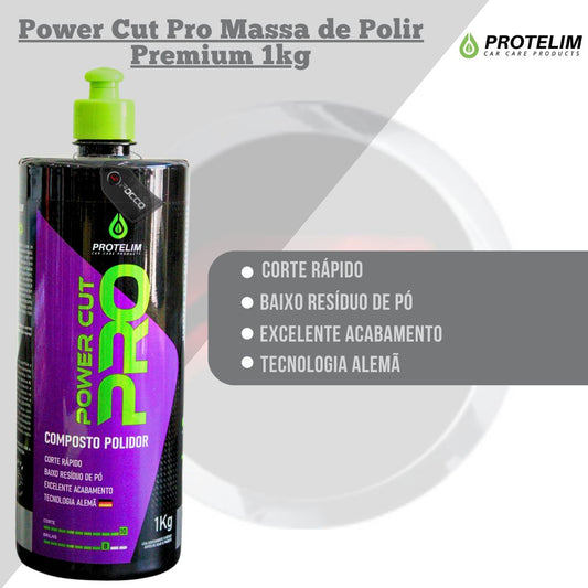 Power Cut Pro Massa de Polir Premium 1kg Protelim