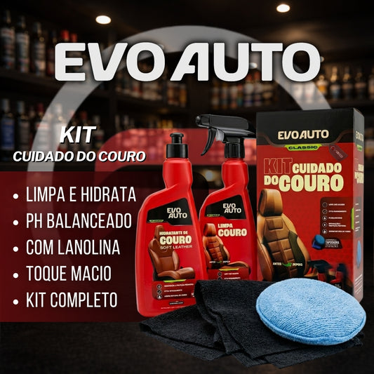 Kit Completo Cuidado Do Couro Evo Auto