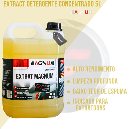 Extract Detergente p/ Extratoras Concentrado 5l Magnum