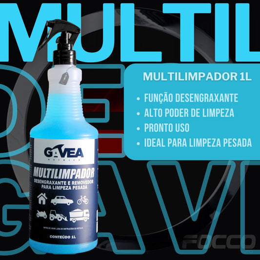Multilimpador Desengraxante Removedor Limpeza Pesada 1l Gavea