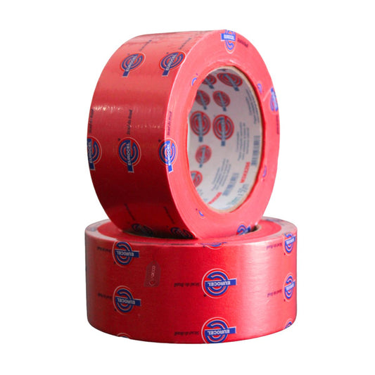 Kit 5 Fitas Crepe Automotiva Vermelha 50x50m MSK 6266 Eurocel