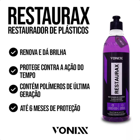 Kit Restaurador De Plástico Restaurax Vonixx