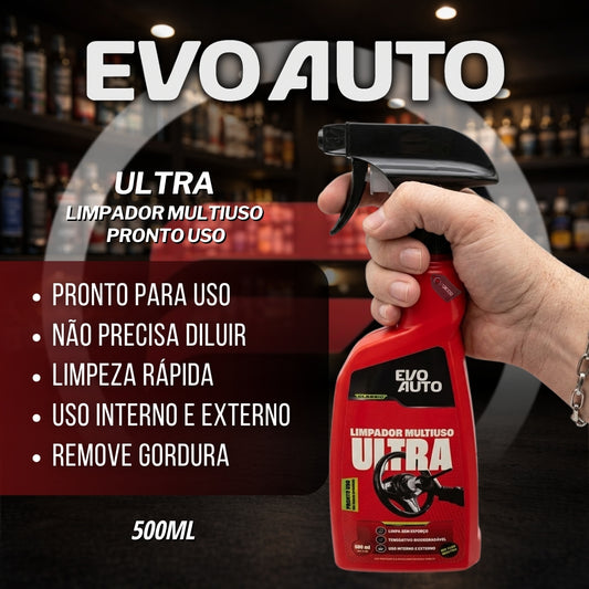 Limpador Multiuso Ultra Pro Pronto Uso 500ML Evo Auto