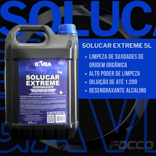Solucar Extreme Desengraxante Alcalino Concentrado 1:200 5l Gavea