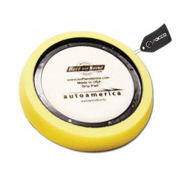 Boina de Espuma Amarela 7,5'' Buff and Shine