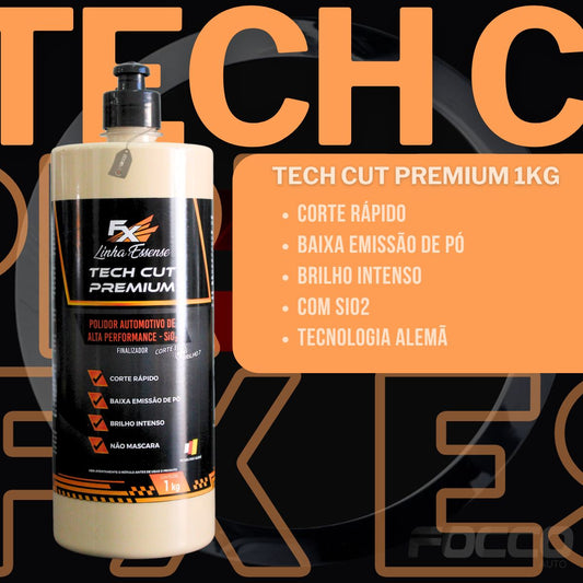 Tech Cut Premium Composto Polidor Com Sio² 1kg FX