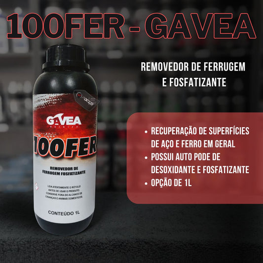 Removedor de Ferrugem 100FER 1l Gavea