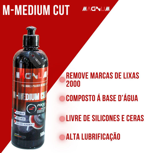 M Medium Cut Composto de Refino 500g Magnum