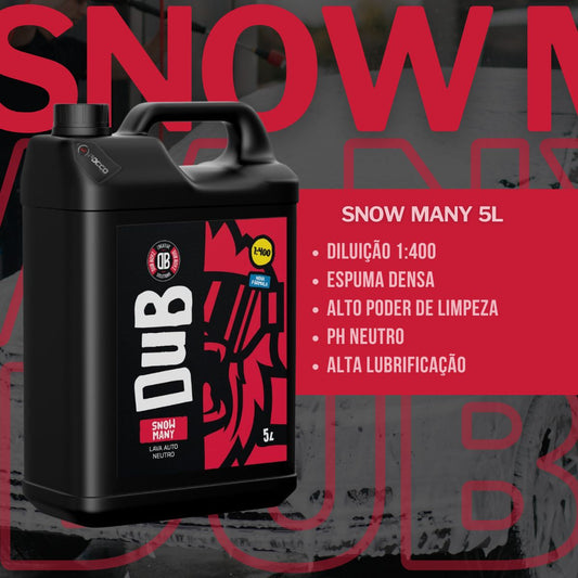 Shampoo Neutro Snow Many 5l Dub Boyz