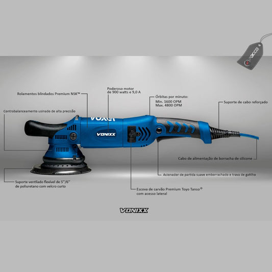 Politriz Orbital 6'' Voxer 21mm 220V Vonixx