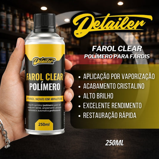 Farol Clear Polímero Para Farois 250ml Detailer