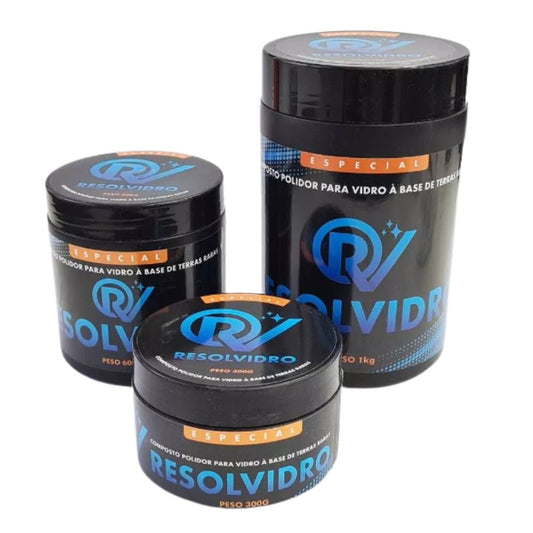 Oxido de Cério Composto Polidor de Vidros 600g Resolvidro