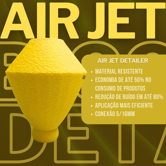 Air Jet Bico p/ Pistola de Ar Comprimido 5/16mm Detailer