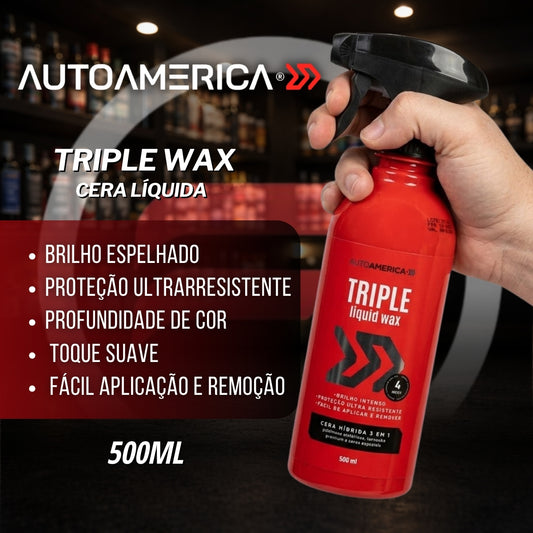 Triple Wax Cera Líquida 500ml Autoamérica