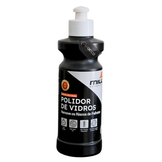 Polidor Vidros Remove Riscos De Palheta + Boina De 6'' Mills