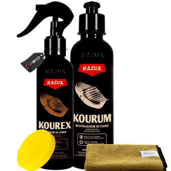 compare product Kit Limpeza e Hidratação de Couro Razux