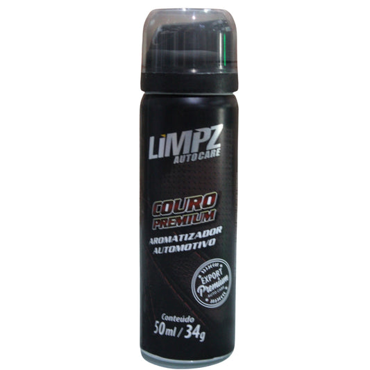 Couro Premium Aromatizador Automotivo 50ml Limpz Auto