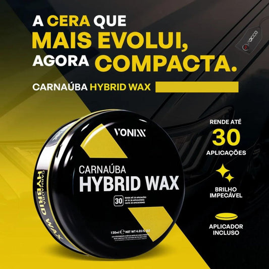 Cera de Carnauba Hybrid Wax 240ml Vonixx