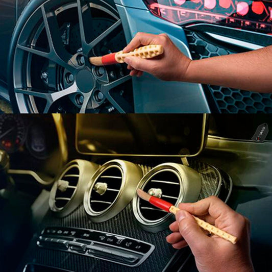 Kit 6 Pinceis Detalhamento  Automotivo Roma