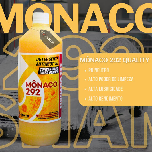 Monaco 292 Quality Super Shampoo Automotivo 1L Cleaner