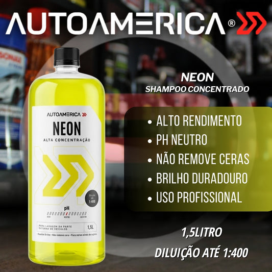 Neon Shampoo Concentrado 1:400 1,5l  Autoamérica