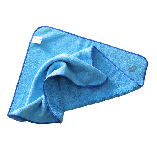 Kit 5 Toalhas de Microfibra Azul 40x60 Cleaner