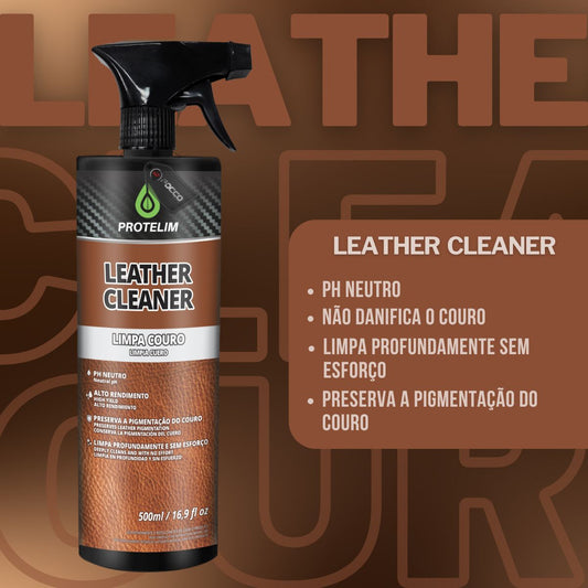 Leather Cleaner Limpa Couro 500ml Protelim