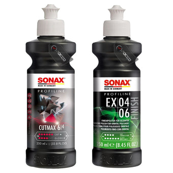 compare product Kit Polidores Cutmax 250ml + Ex-0406 250ml Sonax