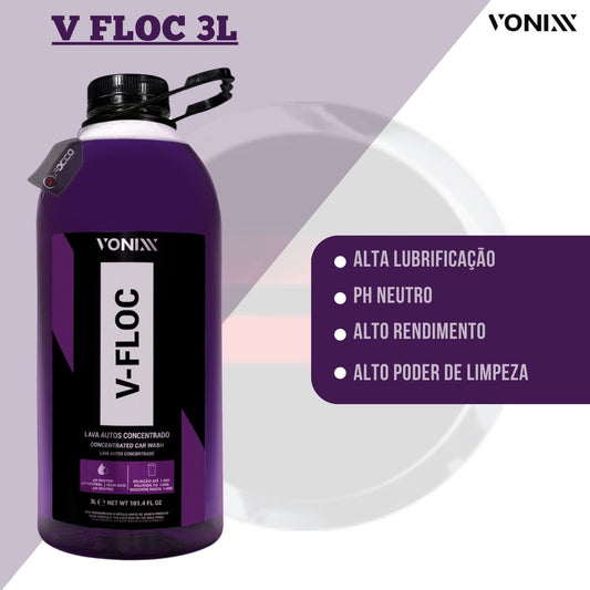 V Floc Shampoo Super Concentrado 3l Vonixx