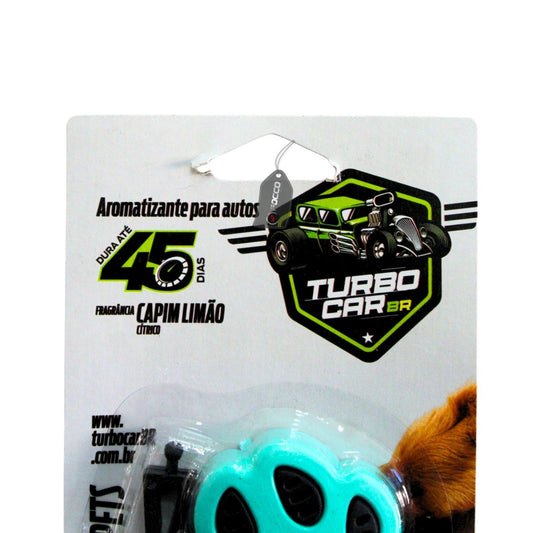 Aromatizante Para Carro Patinha Capim Limão Turbo Car