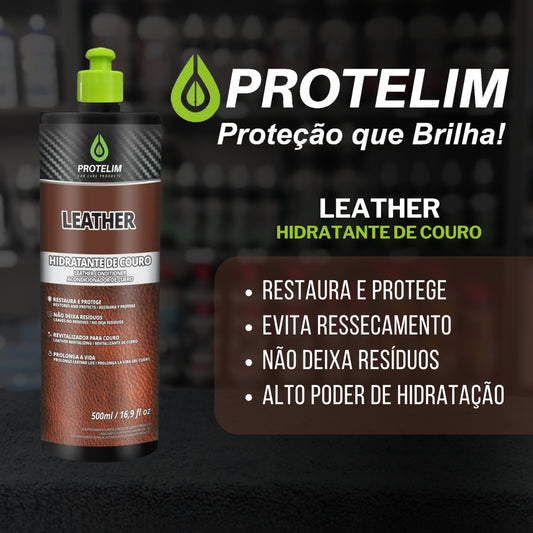 Leather Hidratante de Couro 500ml Protelim
