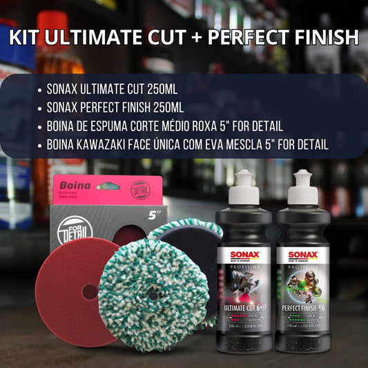 Kit Ultimate Cut + Perfect Finish 250ml Sonax