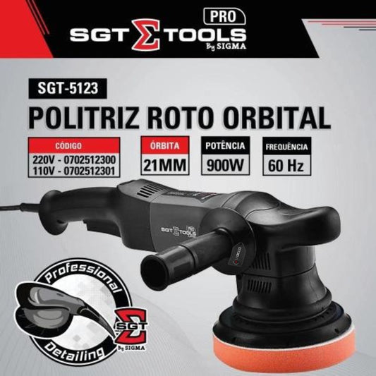 Politriz Roto Orbital Sgt Pro 21mm 900W 220v Sigma Tools