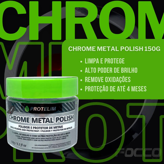 Chrome Metal Polish 150g Protelim