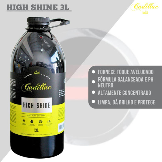 Lava Auto C/ Cera High Shine 3l Cadillac