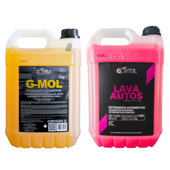 compare product Kit Limpeza Pezada Gmol Desengraxante 3x1 Shampoo Neutro 5l