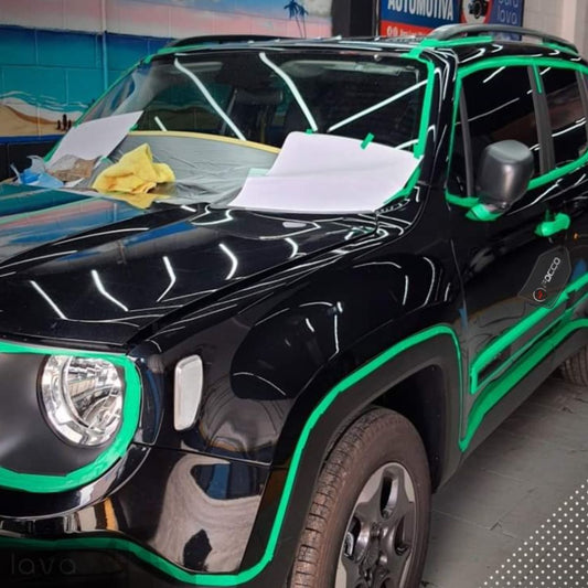 Fita Crepe automotiva 18x40m Verde 525 Adere