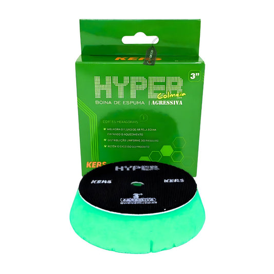 Boina de Espuma Hyper Verde Agressiva 3" Kers