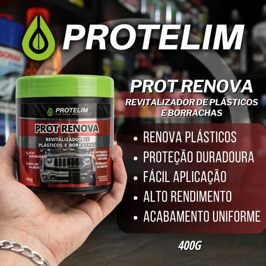 Prot Renova Revitalizador de Plásticos 400g Protelim
