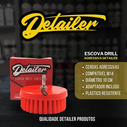 Escova Drill Agressiva Detailer