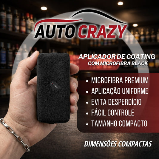 Aplicador de Coating com Microfibra Black Auto Crazy