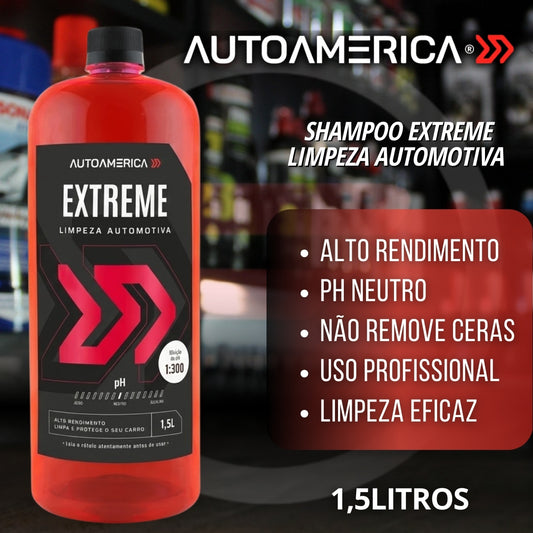 Shampoo Extreme Limpeza Automotiva 1,5L Autoamerica