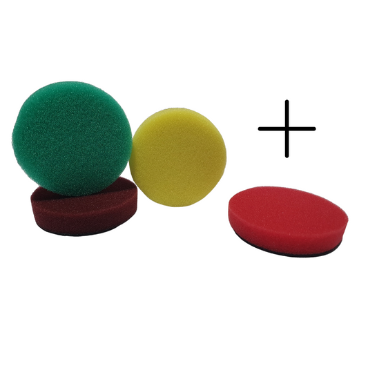 Kit de Boinas de Espuma Vermelha, Verde, Amarela, Roxa 2,2" SGCB