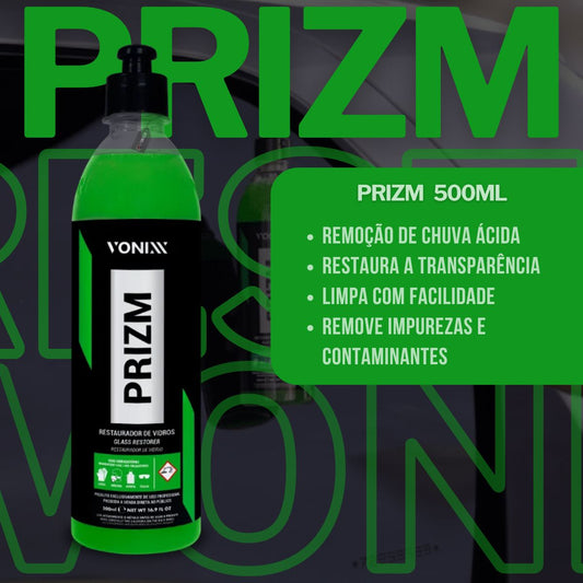 Kit Prizm 500ml Vonixx + Luva + Aplicador + Microfibra