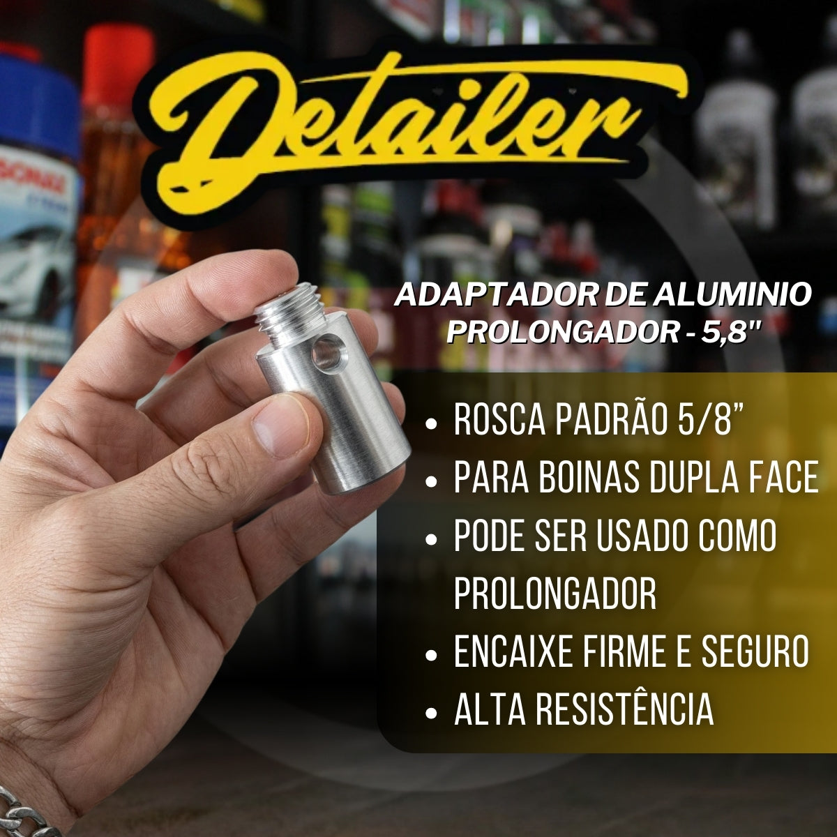 Adaptador de Aluminio 5,8'' Detailer