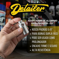 Adaptador de Aluminio 5,8'' Detailer