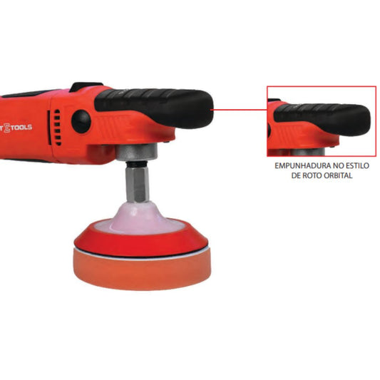 Politriz Rotativa 5p 5127 " Detail Redeshine 1200w 220v Sigma Tools